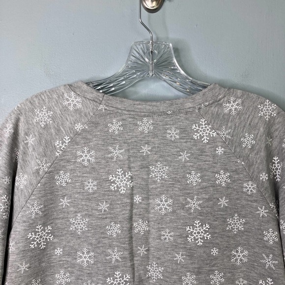 Freeze Heather Gray Light Up Christmas Cats Holiday Sweatshirt Juniors Sz M 7-9 - Picture 14 of 17